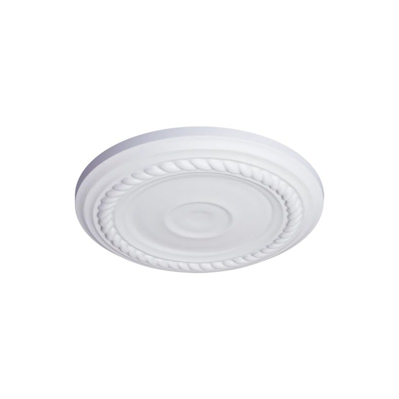 7 7/8"OD x 3/4"P Small Alexandria Ceiling Medallion (Fits Canopies