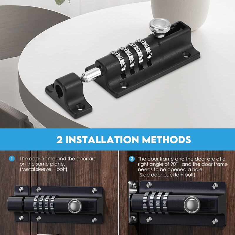 Combination Bolt, Combination Door Lock, Combination Locking Bolt, Tamper Proof