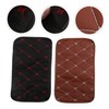 NOLITOY Armrest Protector Soft Pu Cushion Decorative Pad for Car