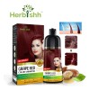 Shampoo Tinte Cubre Canas Rojo Uva Herbishh 500ml