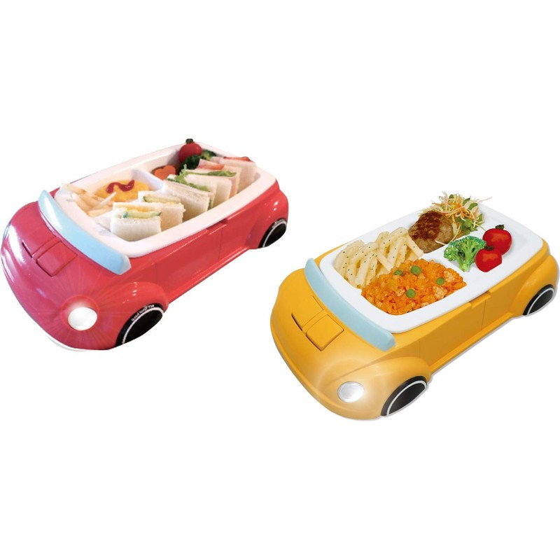 Hassey Top-in Sound Kids Lunch Plate Car Yellow