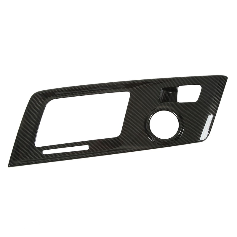 Car Gear Box Cover Trim Carbon Fiber Style Console Shifter