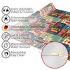 Anro Oilcloth Wax Tablecloth, Washable