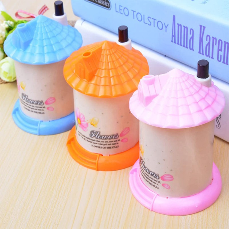 iplusmile 5Pcs Creative House Shaped Toothpick Dispenser Automatic Toothpick Holder