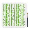 MAYJOYDIY Bamboo Painting Stencil Bamboo Forest Leaves Stencil 30 x