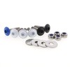 6x Stainless Steel Number Plate Screws Set M5x20 with Flange