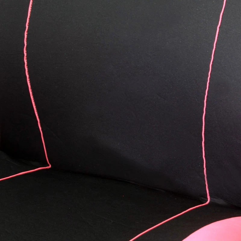 eAutocel For Subaru New Black and Pink Cloth Car Truck
