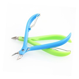 FOMIYES Professional Cuticle Nipper Scissors Stainless Steel Manicure Tool Ultra-sharp Precision Blades Comfortable Rounded Handles (random)