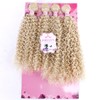 FRELYN Kinky Curly Synthetic Hair Weave 4 Bundles 18 18