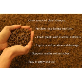 Lancaster Agriculture Products Chicken Manure Pellets 16 Pounds - Nutrient-Rich, Slow-Release Fertilizer with Nitrogen, Phosphorus & Potassium for Healthy Plant Growth and Soil Improvement - Lancaster Agriculture Products