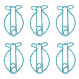 Pack of 100 Blue Small Fish Back Paper Clips for Paperwork Ideal for School and Office