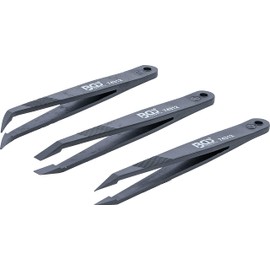 BGS 74312 | Plastic Tweezers Set | 3 Pieces