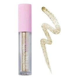 Delineador Líquido De Ojos Glitter Liner Beauty Creations Color 24K Efecto Metálico