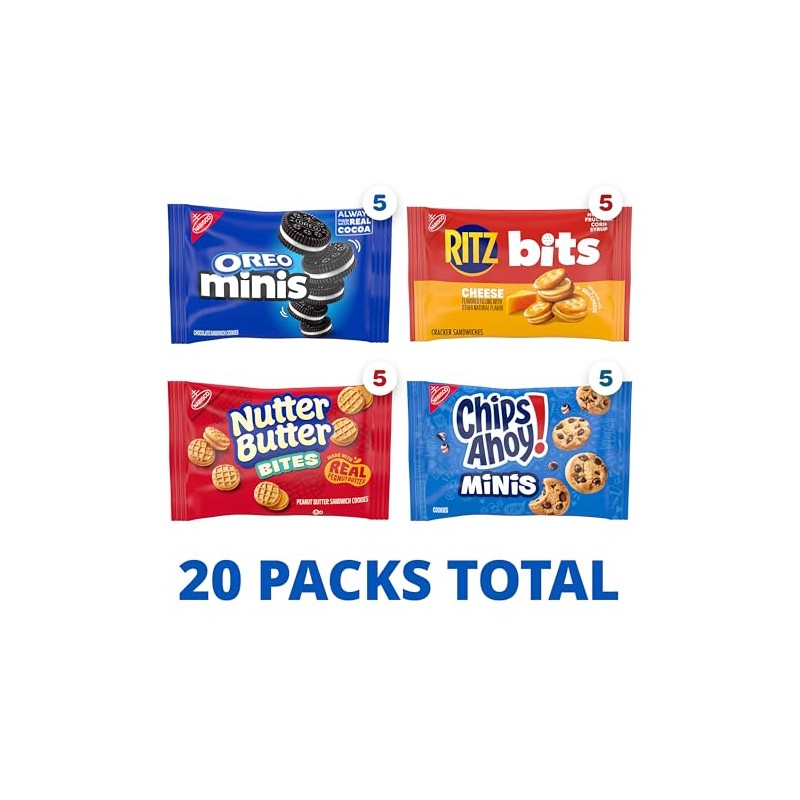 Nabisco Classic Mix paquete variado con galletas y galletas, caja