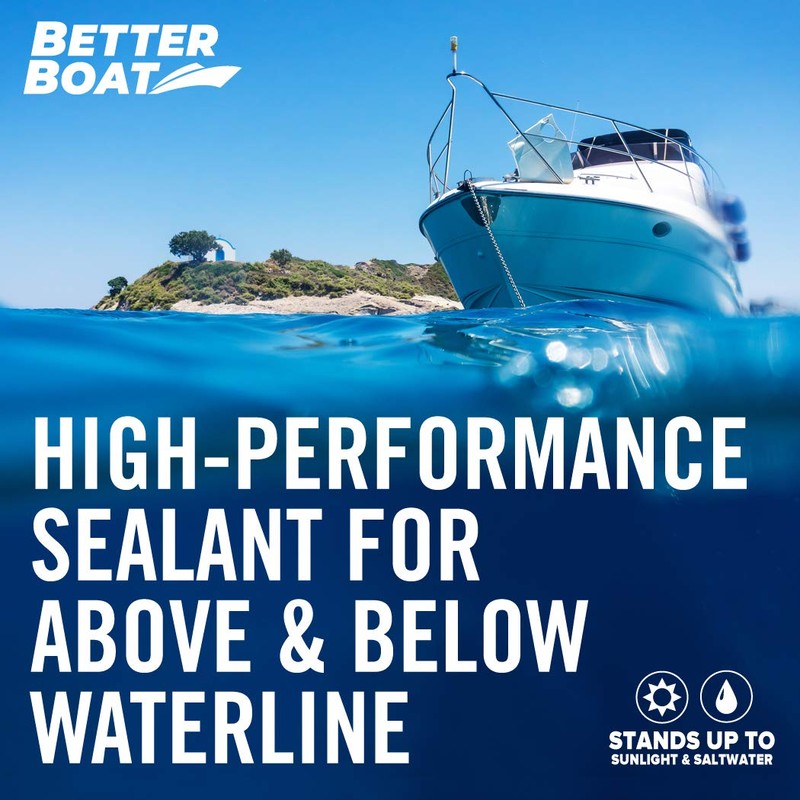 Marine Sealant and Adhesive, Waterproof Marine Grade Caulk, High Temp