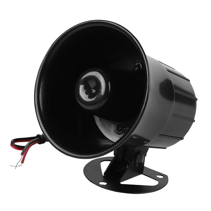 AOWINHIT DC 12V 115dB LoudWire Horn Alarm Siren for Outdoor