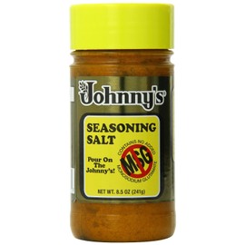 Johnny's Fine Food Seasoning Salt Bottle, 8.5 Ounce
