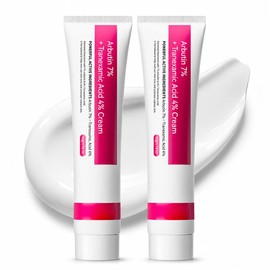 Arbutin 7% + Tranexamic Acid 4% Cream - 70,000ppm Arbutin & 40,000ppm TXA, Niacinamide & Hyaluronic Acid, Skin Tone & Dark Spot Corrector, Hydrating Face Moisturizer for All Skin Types (Pack of 2)