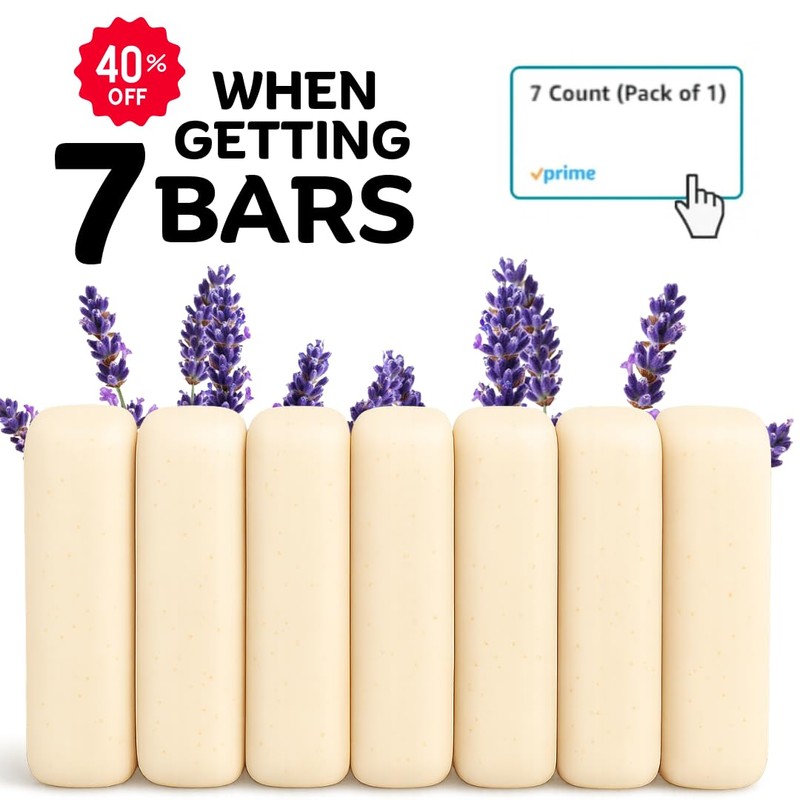 Laundry Soap Bar with Lavender for Sensitive Skin - Delicate