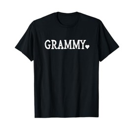 Grammy Gifts for Women Design with Heart Love Grammy T-Shirt