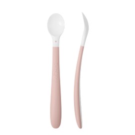 BabyBjörn 2 Pack Pale Pink Feeding Spoons