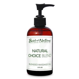 Best of Nature Natural Choice Blend Massage Oil (8 Ounce)