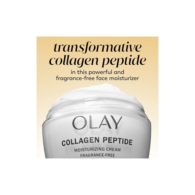 Olay Regenerist Collagen Peptide 24 Face Moisturizer, Fragrance-Free, 1.7 Oz