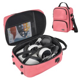 IBVIVIC Carrying Case For Oculus Quest 2/Meta Quest 3/Quest 3S Hard Case Fits Oculus Quest 2 Headset, Quest Pro, Touch Controllers Accessories Travel Case