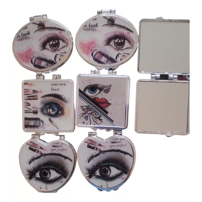 CG 12 Espejos De Bolsillo Para Maquillaje O Recuerdos