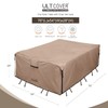 ULTCOVER Rectangular Patio Heavy Duty Table Cover - 600D Tough
