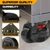 Heavy Duty Leveling Casters,Leveling Machine Casters with Rubber Pad,FM-100F Plate