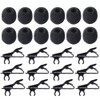 AUGSUN 12Pcs Lavalier Microphone Clip Metal Tie Clips with 12Pcs