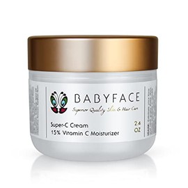 Babyface Super-C Vitamin C 15% Concentrate Daily Anti-Aging & Wrinkle Prevention Moisturizing Cream, 2.4 oz.