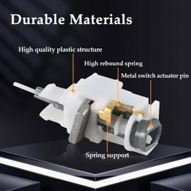 KPALAG - Pin de actuador de interruptor de encendido compatible con Jeep Wrangler 1997-2006, Grand Cherokee 1999-2004, Liberty 2002-2007 PT Cruiser 1995-2005, Dodge Neon Stratus 1996-2006 Reemplazo#