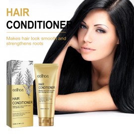 Hair Conditioner 100ML Moisturizing Repairing Dry Hair Anti Frizz Smooth Strengthen Roots Hair Carevolume: 100 mL, color: Gray, Scent: perfumed fragrance