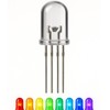 Lumetheus LED 5 mm Colour RGB Pack of 50 Red