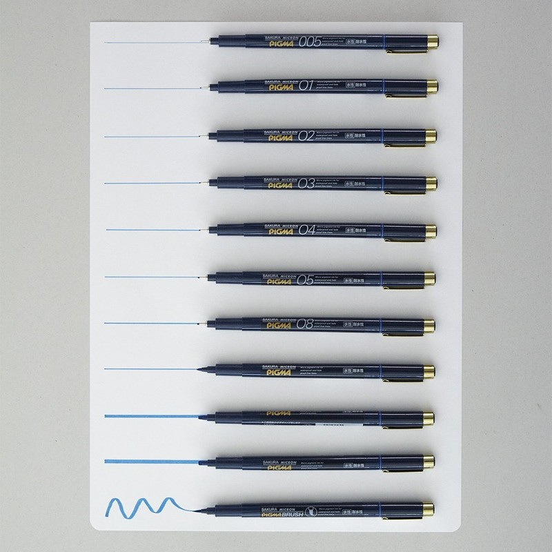 Sakura Pigment Ink Pen, Pigma Micron 1, Blue (ESDK1#36)