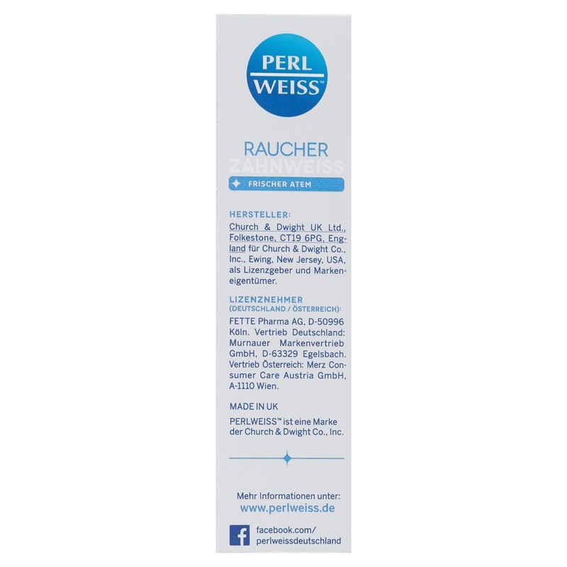 Perlweiss Extra Das Raucherzahnweiss, 50 ml