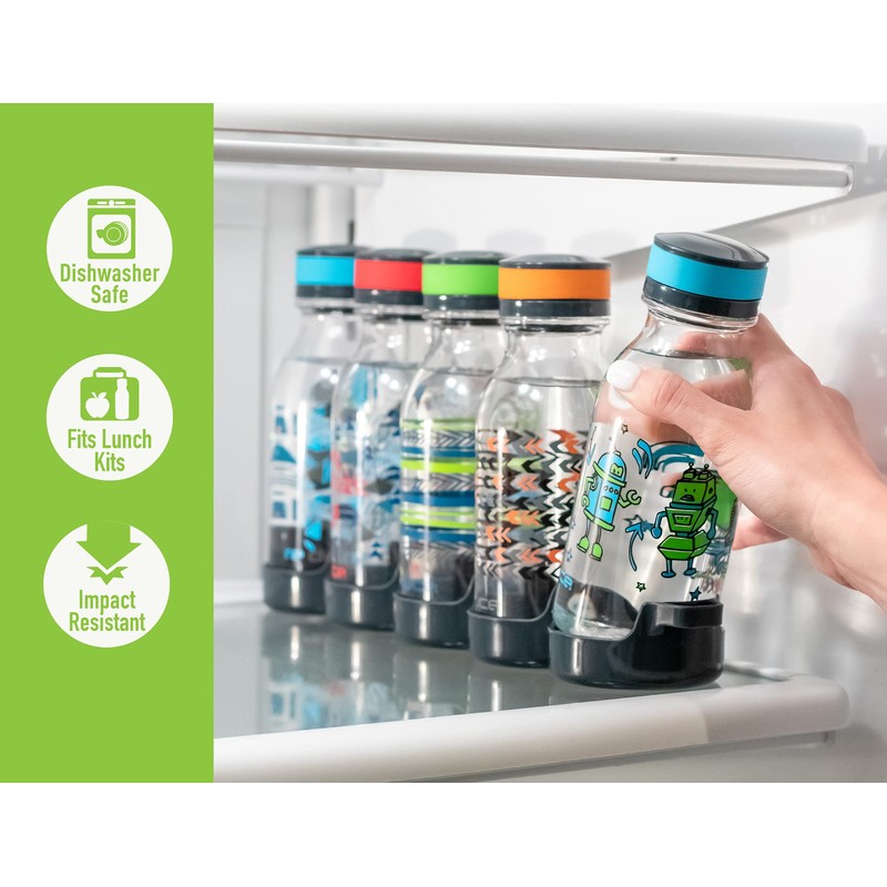 REDUCE WaterWeek 14 oz Tritan Reusable Water Bottles - Includes