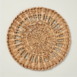 Hearth & Hand Natural Woven Plate Charger Single Placemat Hearth & Hand with Magnolia