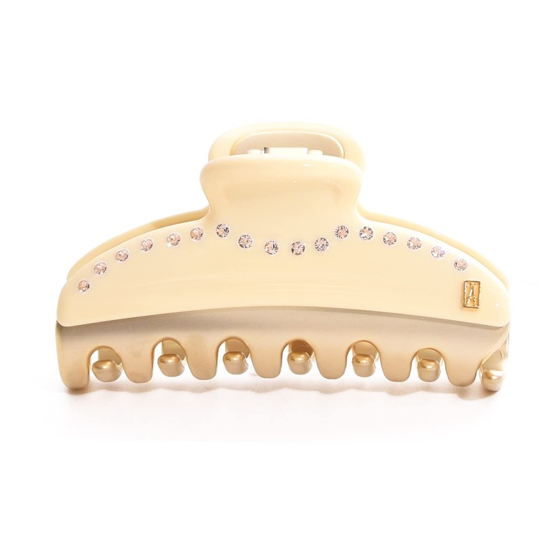 ALEXANDRE DE PARIS ICCM-15571-03 (BLANC NAT/OR(P1)) Hair Clip Barrette