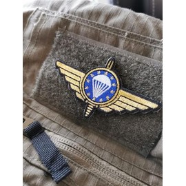 Copytec Embroidered EMFV Parachute Jumper Badge Paratrooper #42690