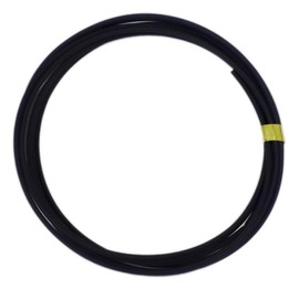 Heat Shrink Tube, 0.06 inch (1.5 mm), 0.06 inch (1.5 mm), Clean Without Printing ☆ Shrink Tubing, Insulation Tube, Waterproof, High Flame Retardant, Shrink Tubing (6.6 ft (2 m), Black (Black))