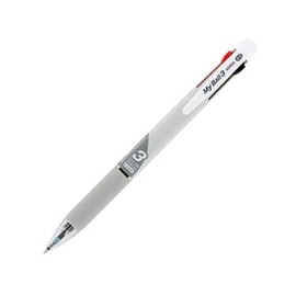 MyPen) My Ball 3-Color Ballpoint Pen (0.5mm/Gray) - Dozen (12-pack) / 마이펜)마이볼3색 볼펜(0.5mm그레이)-다스(12개입)