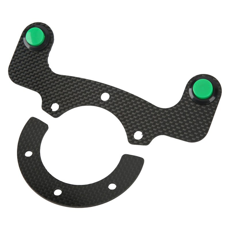 External Horn Button Kits Carbon Fiber 6 Bolts Steering Wheel
