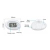 3D Sensor Pedometer Step Counting Device Clip-on Pedometer with Detachable