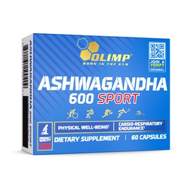 OLIMP Born in The Gym - Ashwaganda – Organic Vitamin & Ashwagandha Supplements for Women, Vitamins Ashwagandha – 60 Capsules