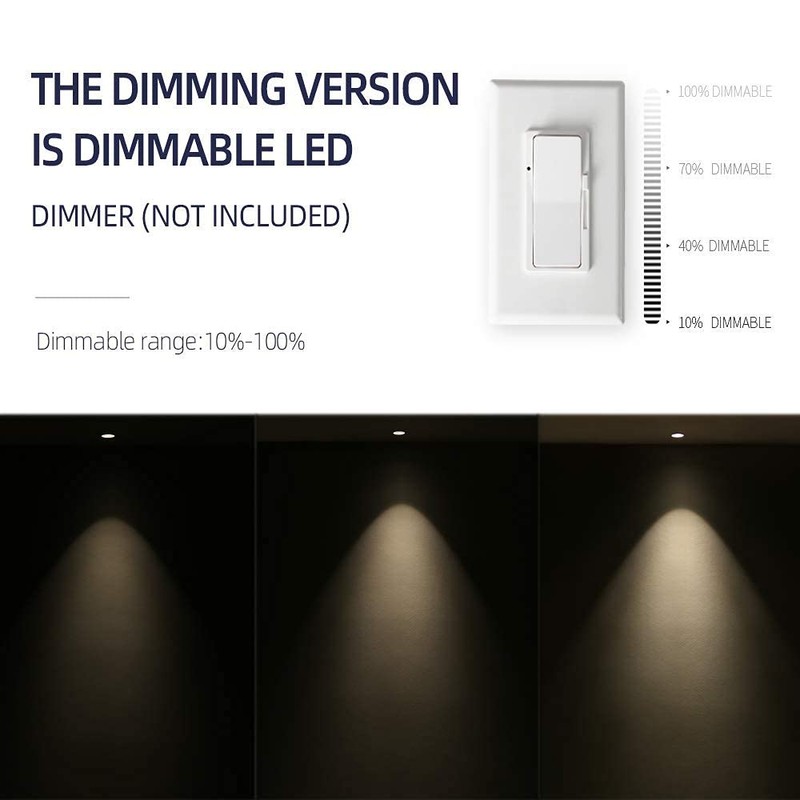 Aisilan Black and Gold LED Dimmable Directional Ceiling Spotlight Indoor