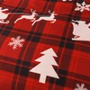 Mengersi Christmas Duvet Cover Set Queen Size,Christmas Tree Snowflake Duvet