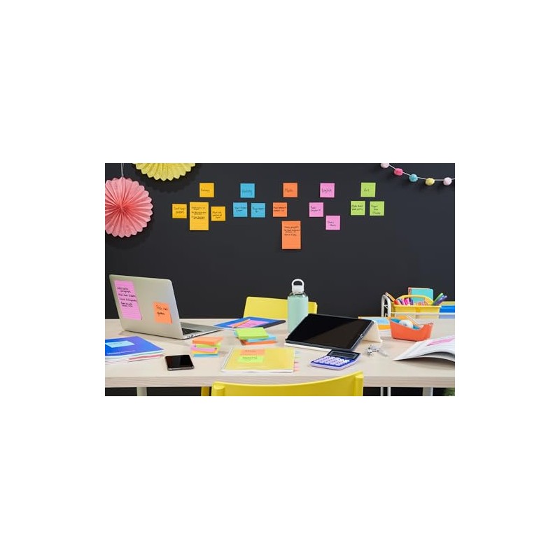 Post-it Super Sticky Notes, 6 in x 4 in, Rio